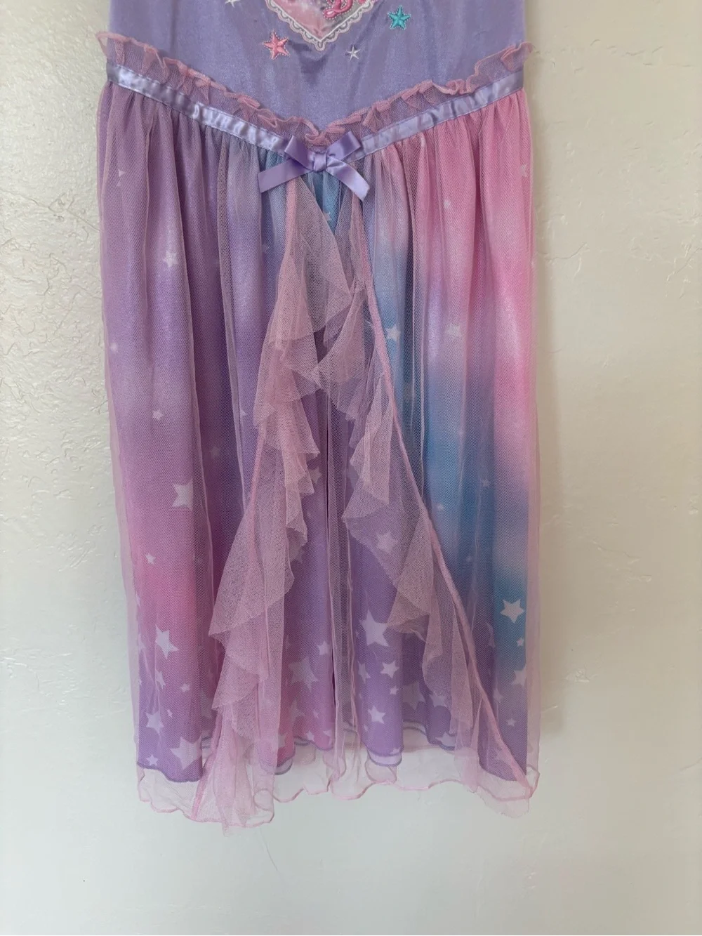 Princess Dream collection s 6/6x flame resistant night gown tulle unicorn heart